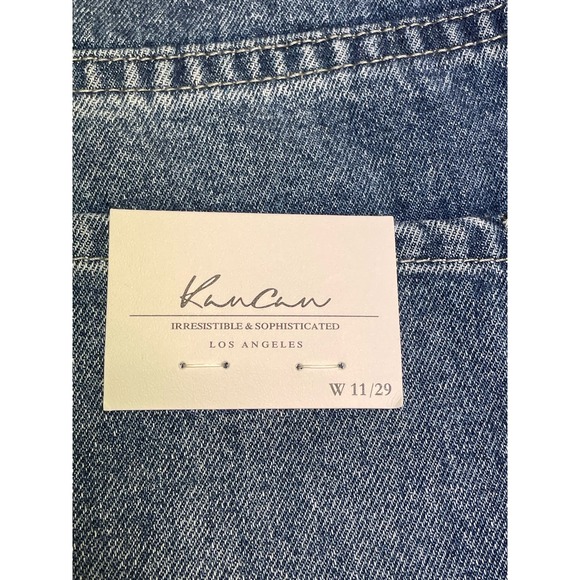 NWT Kancan Cargo, High Rise, Straight Leg, Button‎ Fly Jeans, Ladies Sz 11/29 - Picture 6 of 7